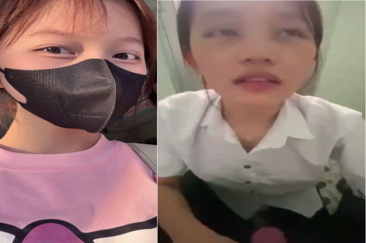 Ân ái học sinh muốn mút dương vật bạn trong nhà vệ sinh