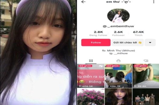 Hot girl Thư mới nổi TikTok bị lộ clip nóng