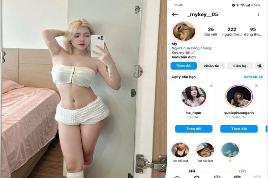 Mykey lộ video dáng đẹp không tì vết