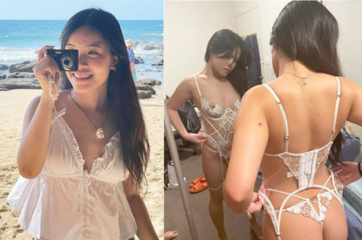 Thu Hương mặc đồ lọt khe tăng kích thích tình dục